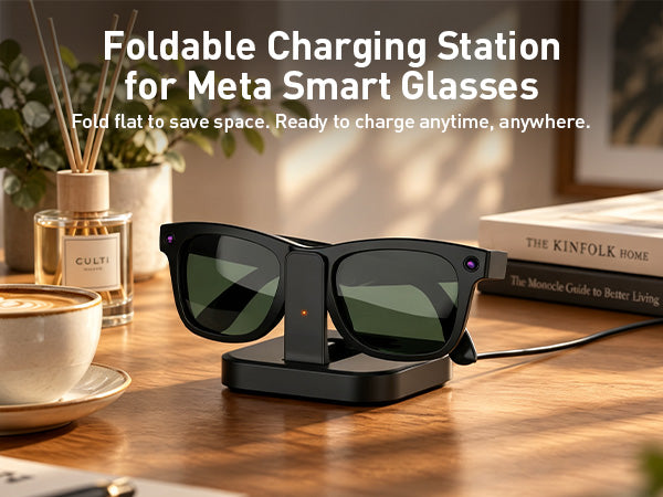 Ray-Ban Meta用ポータブル充電ドック(バッテリー搭載)