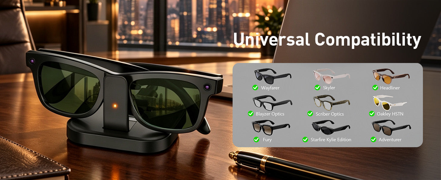 Ray-Ban Meta用ポータブル充電ドック(バッテリー搭載)