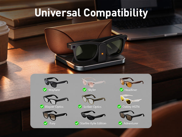Base de carga portátil para Ray-Ban Meta (con batería)
