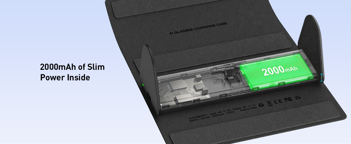Ultra-Slim Charging Case for Ray-Ban Meta