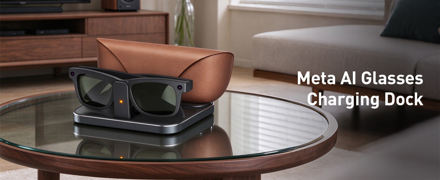 Base de carga portátil para Ray-Ban Meta (con batería)