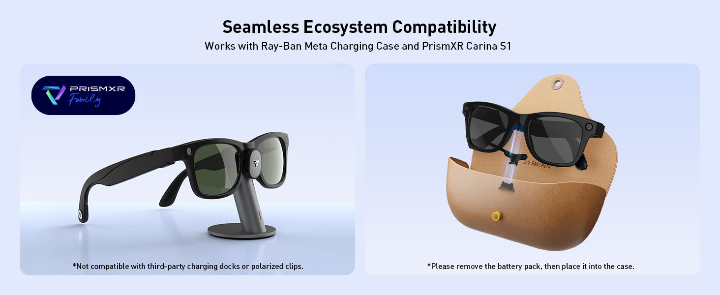 Ray-Ban Metaスマートグラス用Carina C1充電キット