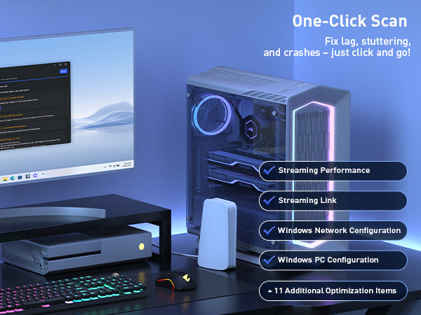 Puppis S1 Lite AX1500 Specialized Router for PC-VR Streaming