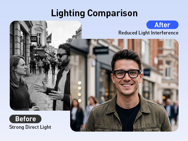 Pegatinas LED opacas para gafas de IA (paquete de 12)