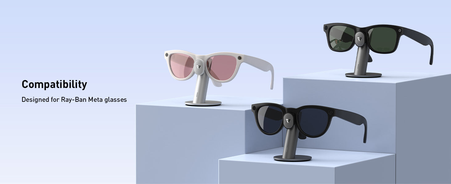Carina S1 Charging Stand for Ray-Ban Meta Smart Glasses