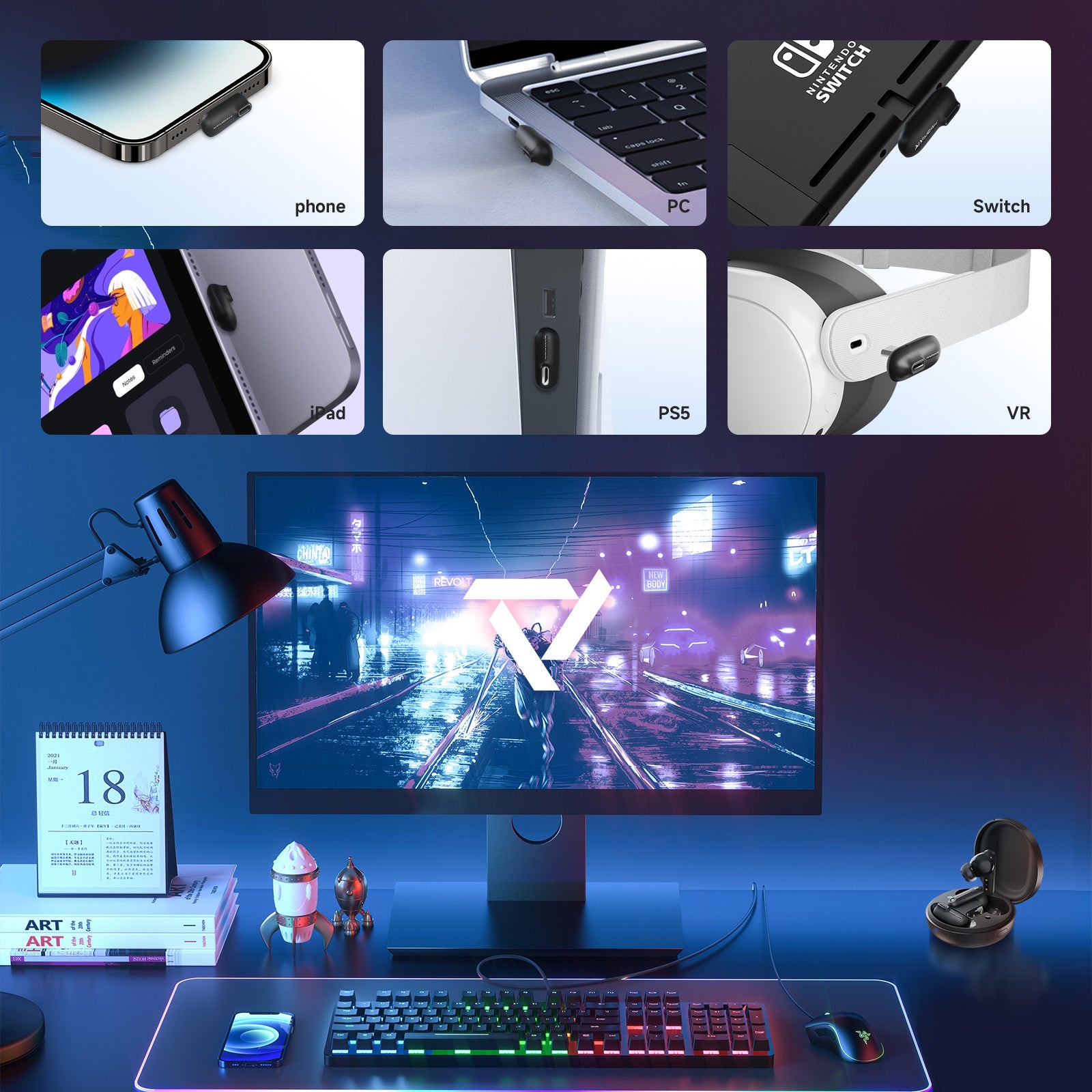 Vega T1 Low Latency Wireless Earbuds