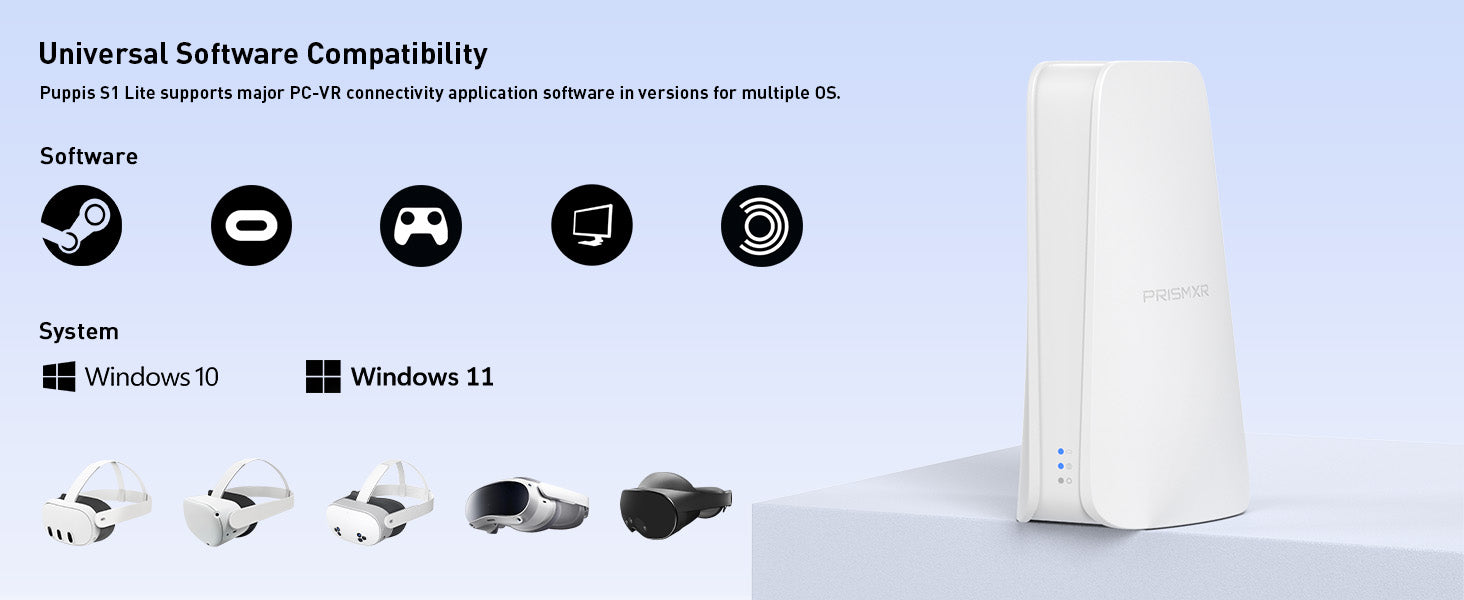 Puppis S1 Lite AX1500 Specialized Router for PC-VR Streaming