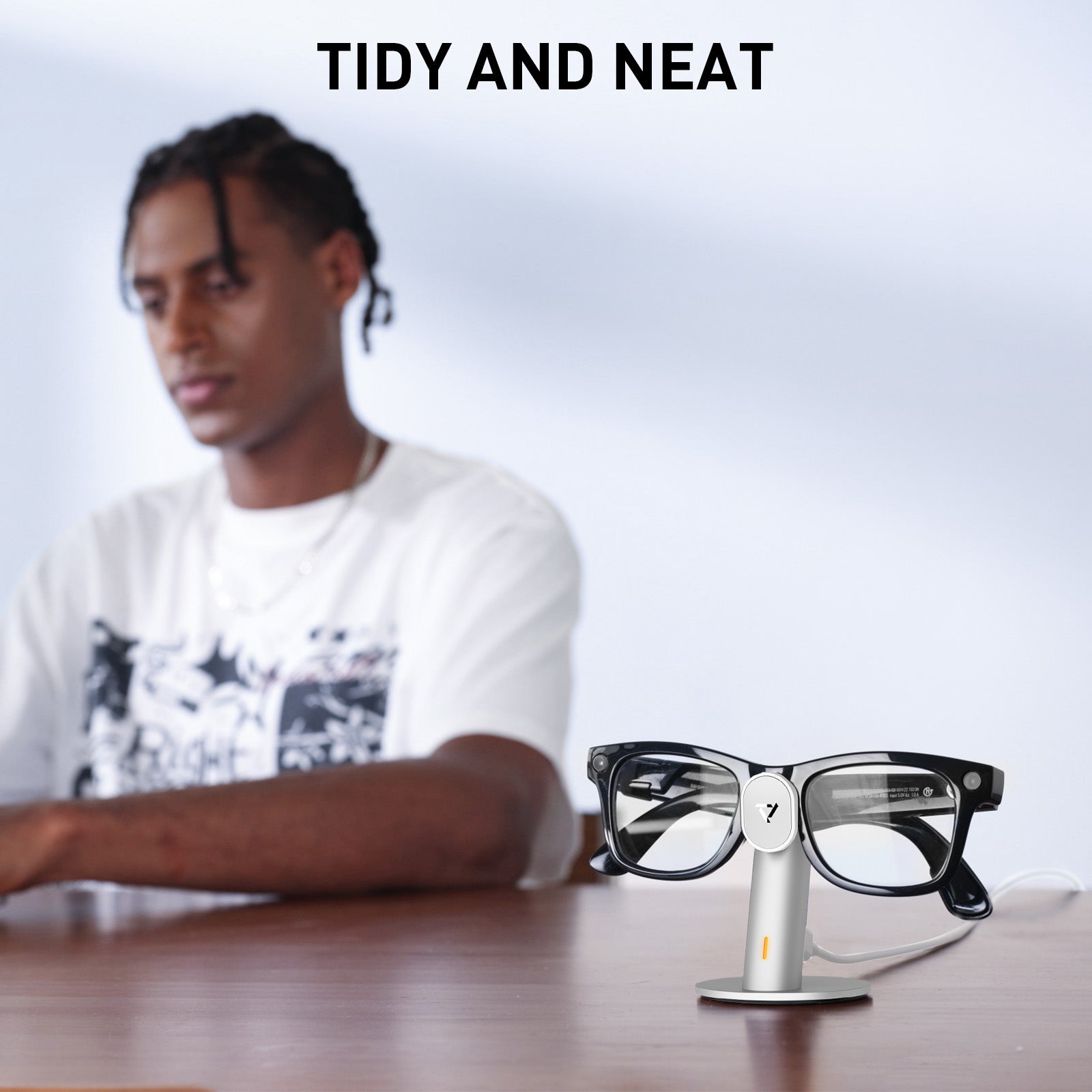 Carina S1 Charging Stand for Ray-Ban Meta Smart Glasses