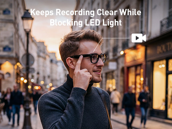 Pegatinas LED opacas para gafas de IA (paquete de 12)
