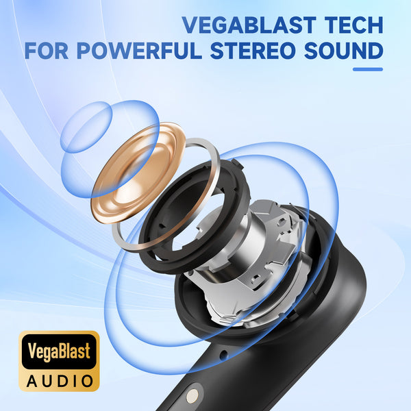 Auriculares inalámbricos de baja latencia Vega T1