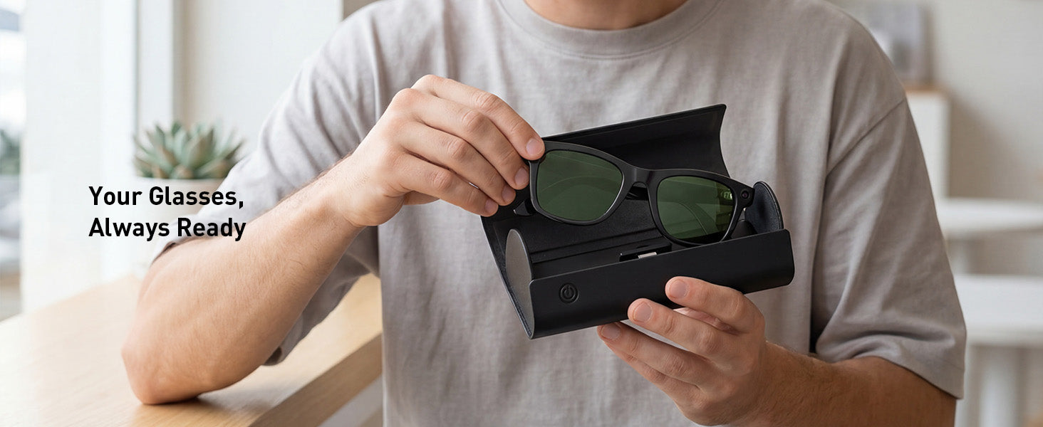 Ultra-Slim Charging Case for Ray-Ban Meta