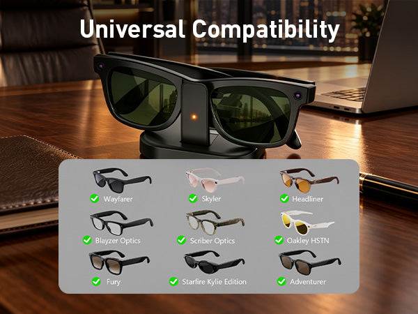 Ray-Ban Meta用ポータブル充電ドック（バッテリー搭載）