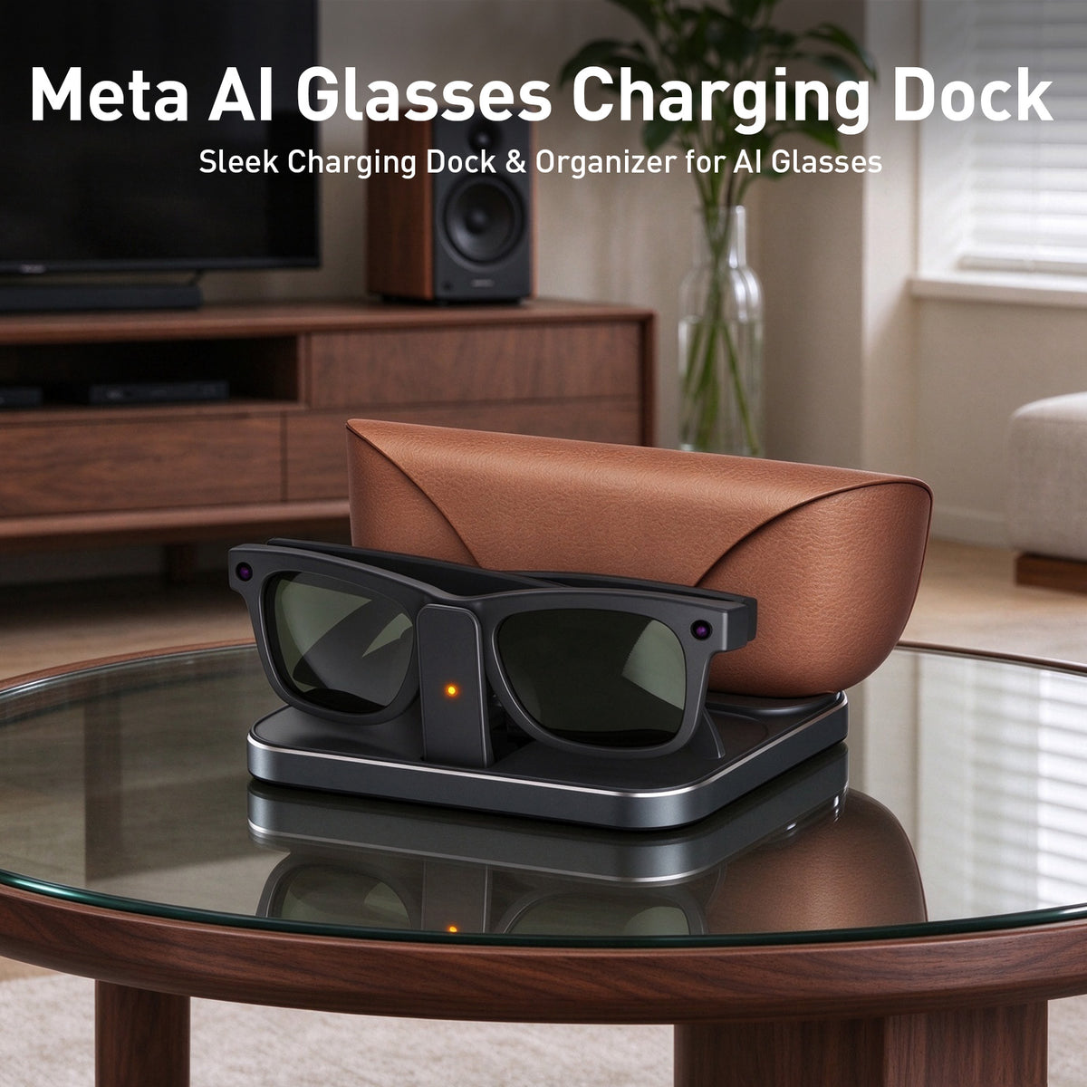 Base de carga portátil para Ray-Ban Meta (con batería)