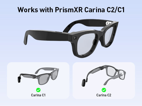 Pegatinas LED opacas para gafas de IA (paquete de 12)