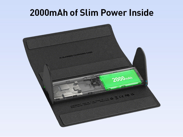 Ultra-Slim Charging Case for Ray-Ban Meta