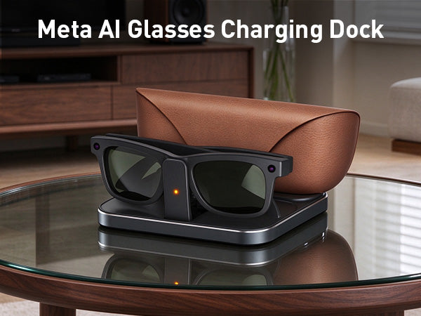 Base de carga portátil para Ray-Ban Meta (con batería)