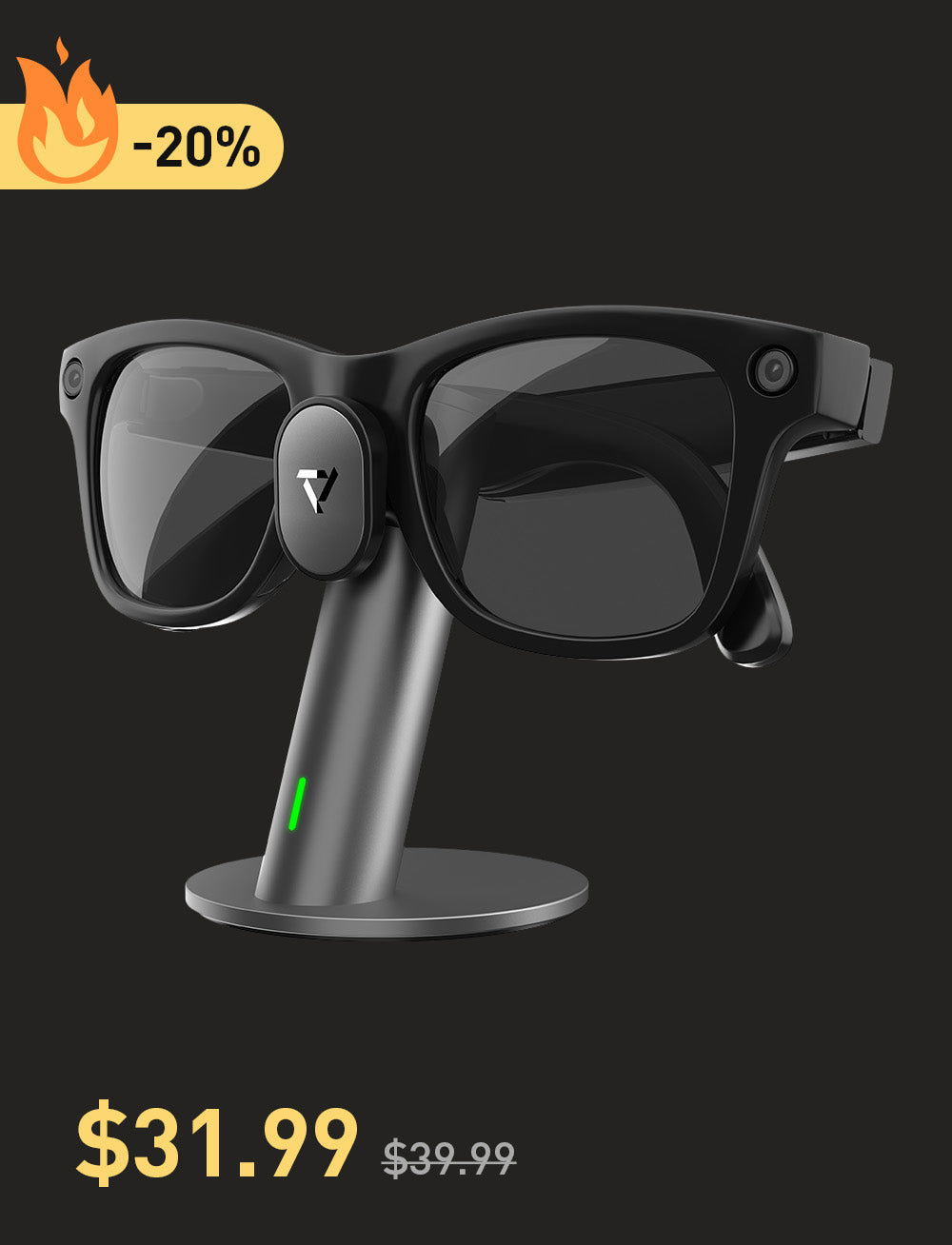 Carina S1 Charging Stand for Ray-Ban Meta