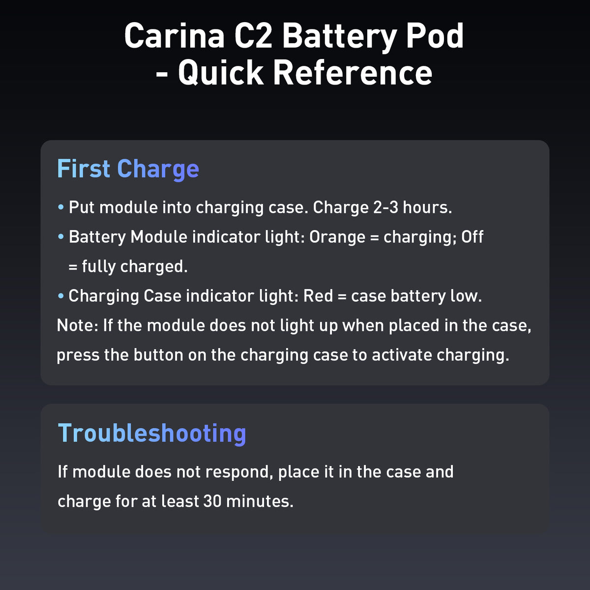 PrismXR Carina C2 Magnetic Battery Pod (Single Spare Pod)