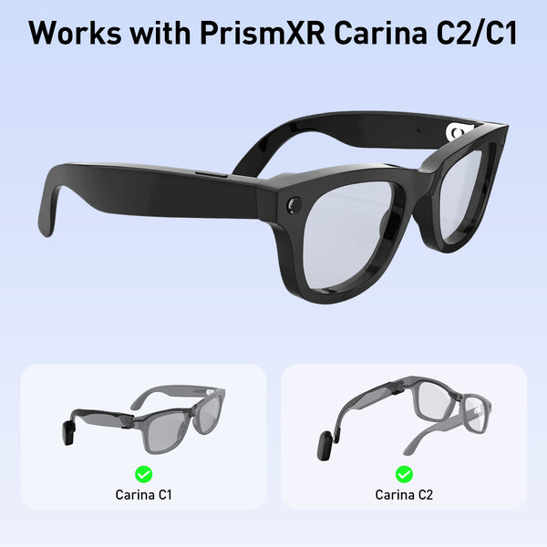 Pegatinas LED opacas para gafas de IA (paquete de 12)