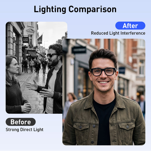 Pegatinas LED opacas para gafas de IA (paquete de 12)
