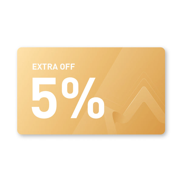 EXTRA 5% OFF