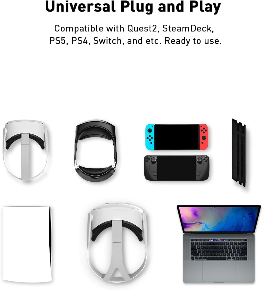 P Vega T1 Low Latency wireless Earbuds for VR Gaming(Quest3 compatible)